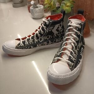 Converse "Not A Chuck" Black/White High-Top Sneakers Men's 9
